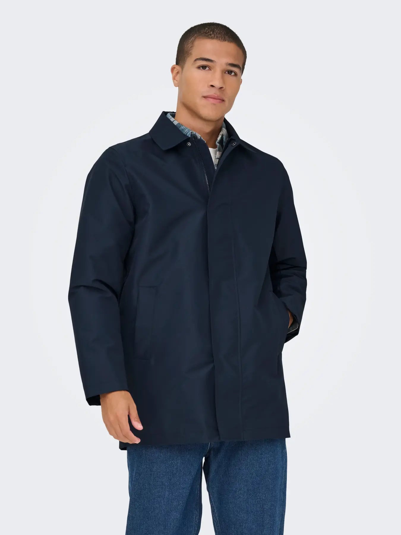 Only & Sons Mac in Navy