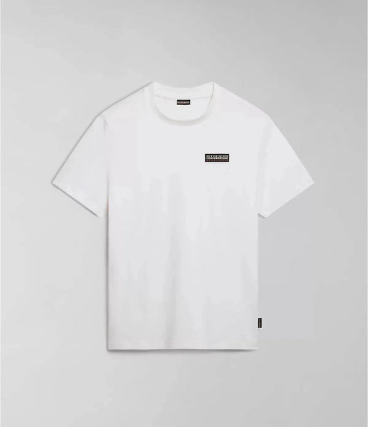 Napapijri Iaato Tee In White Whisper