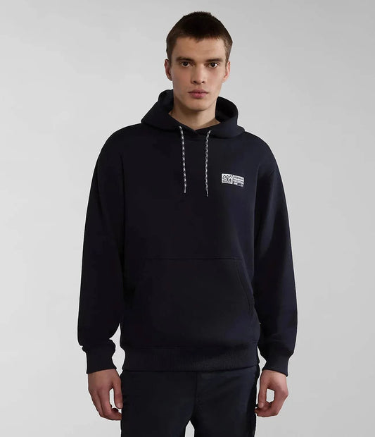 Napapijri Faber Hoodie In Black - RD1 Clothing