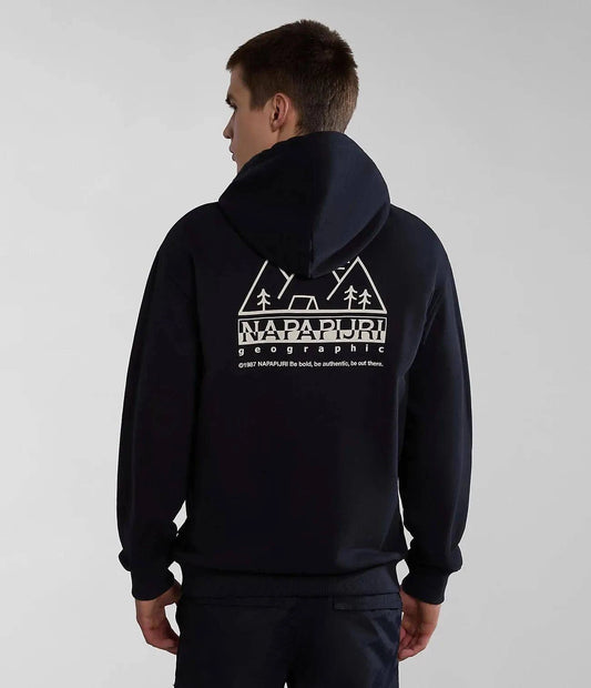 Napapijri Faber Hoodie In Black - RD1 Clothing