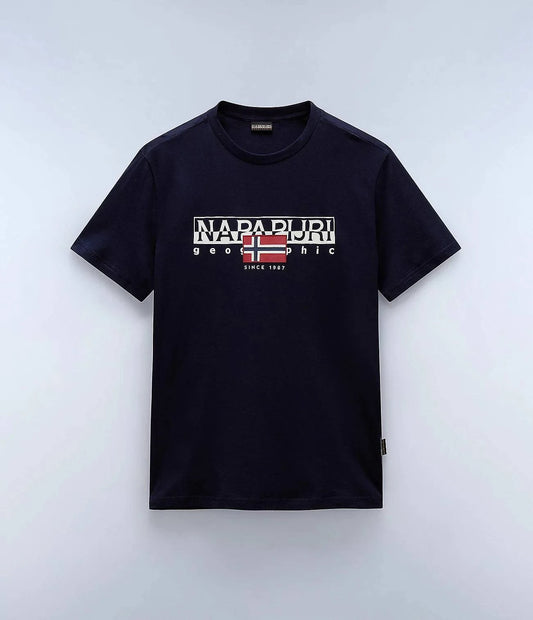 Napapijri Aylmer T-Shirt In Navy - RD1 Clothing