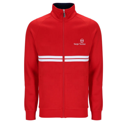 Sergio Tacchini Dallas Track Top Adrenaline Rush Red, White & Martime Blue