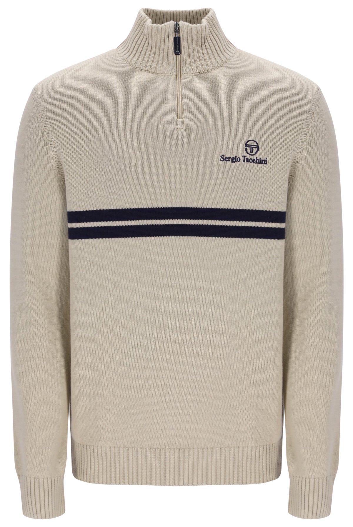 Sergio Tacchini Dallas Quarter Zip Peyote/Maritime Blue