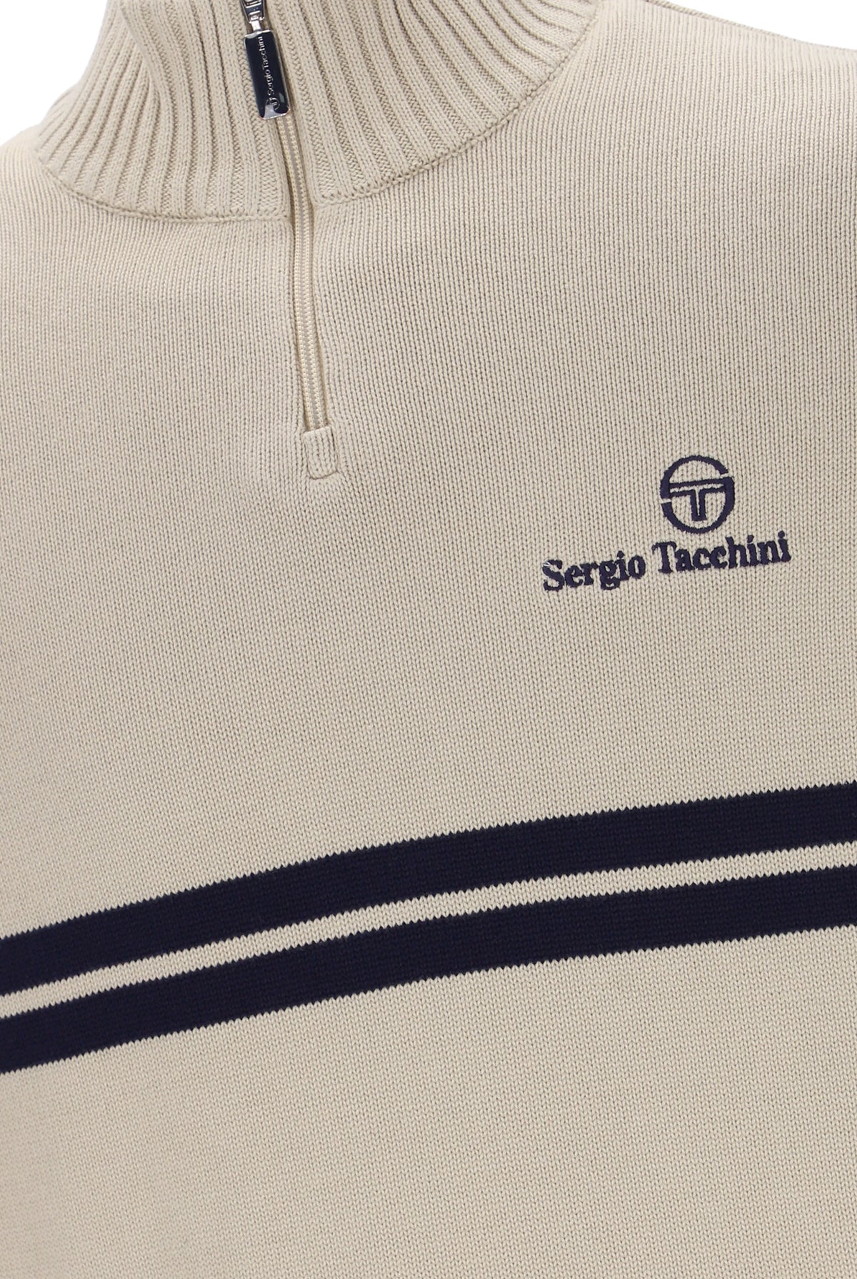 Sergio Tacchini Dallas Quarter Zip Peyote/Maritime Blue