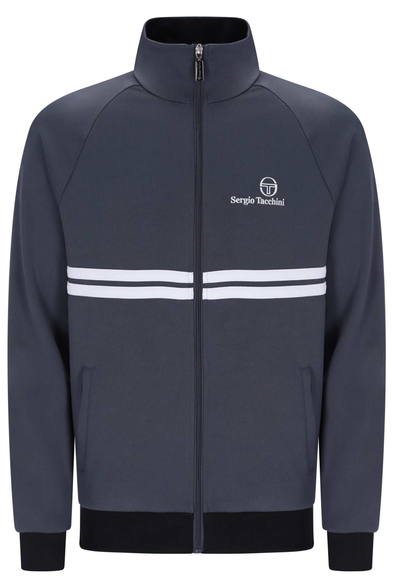 Sergio Tacchini New Dallas Track Top Turbulence/White/Black