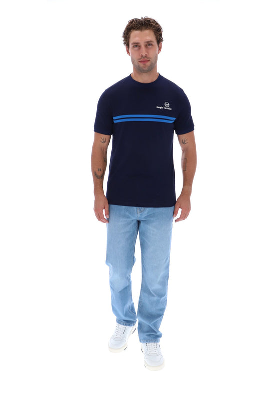 Sergio Tacchini Supermac T-Shirt Maritime Blue/Princess Blue