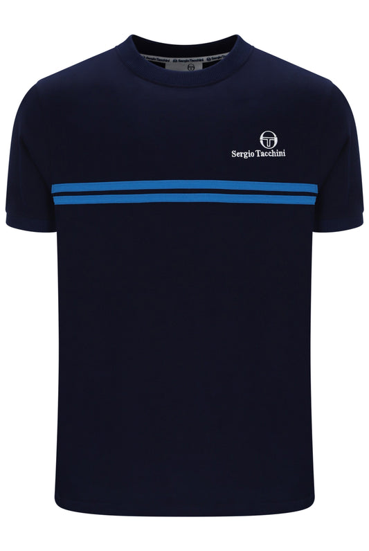 Sergio Tacchini Supermac T-Shirt Maritime Blue/Princess Blue