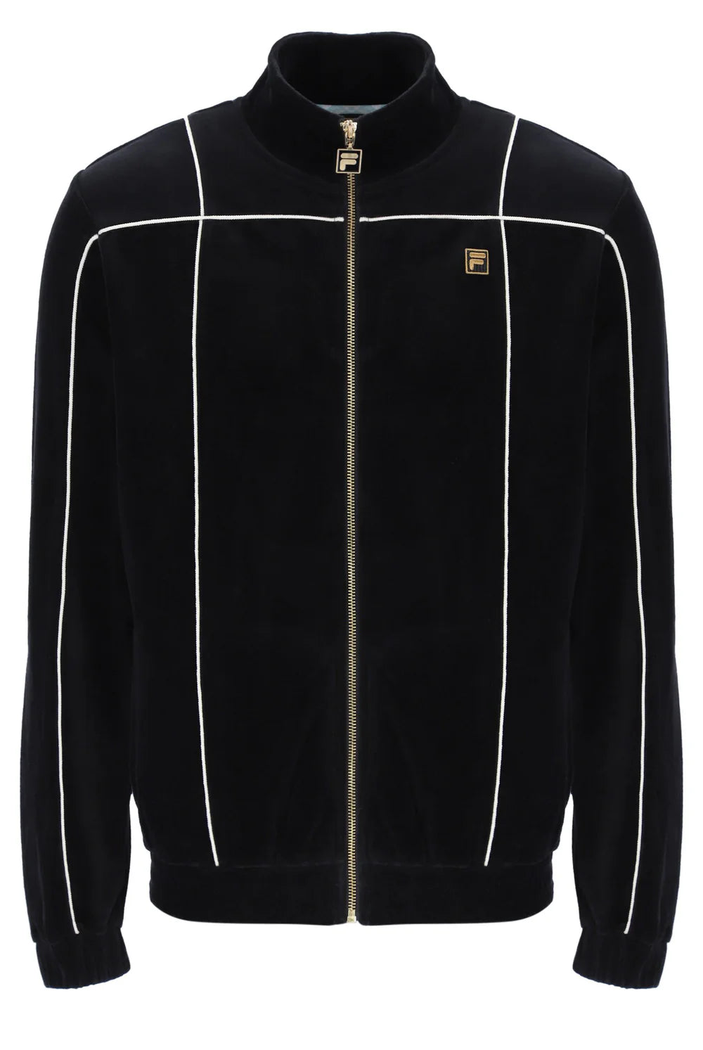 Fila Nichols Velour Track Top in Black