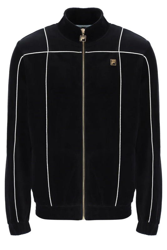 Fila Nichols Velour Track Top in Black