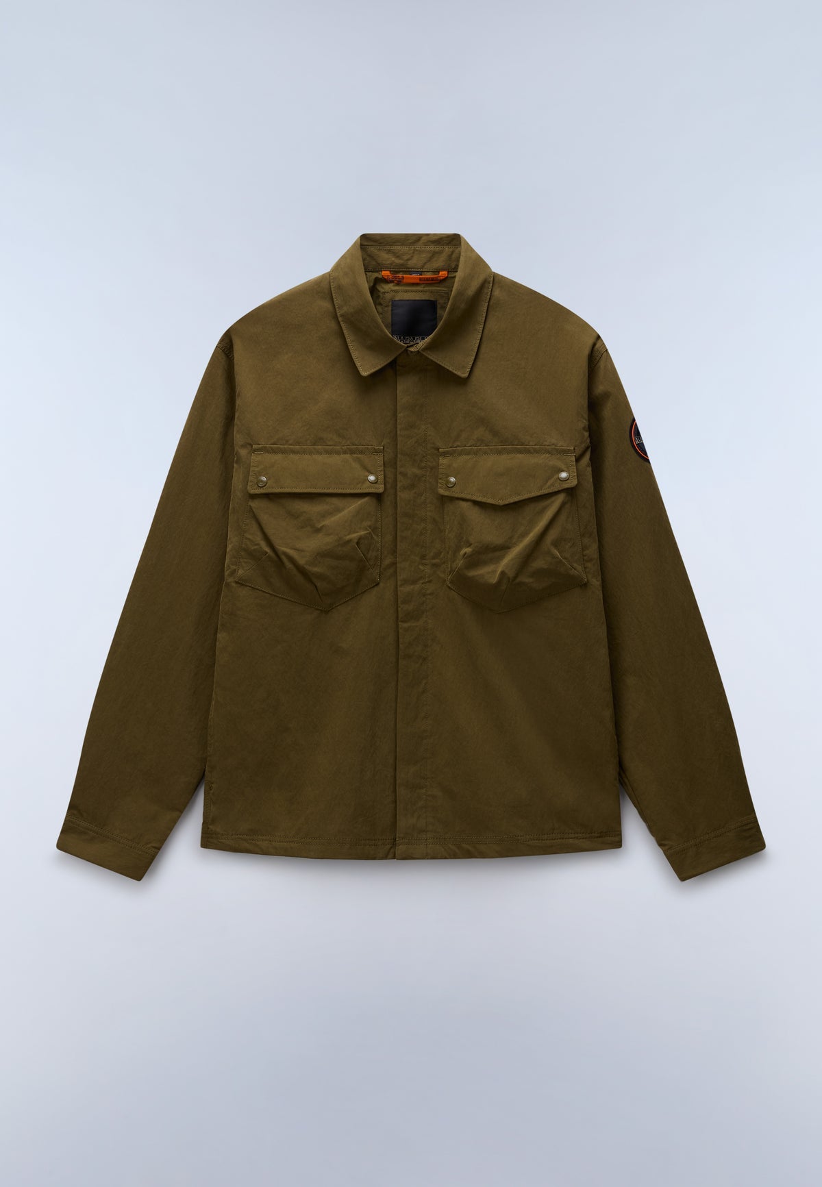 Napapijri Leoras Overshirt Dark Olive - RD1 Clothing