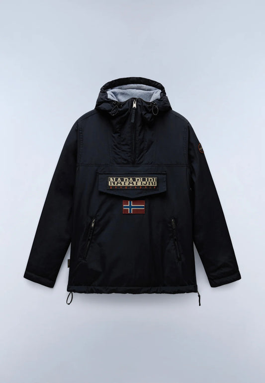 Napapijri Rainforest Fleece Lined Jacket Pocket 2 Black