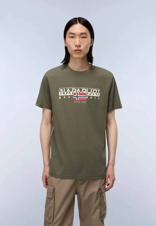 Napapijri Aylmer Tea Leaf T-Shirt - RD1 Clothing