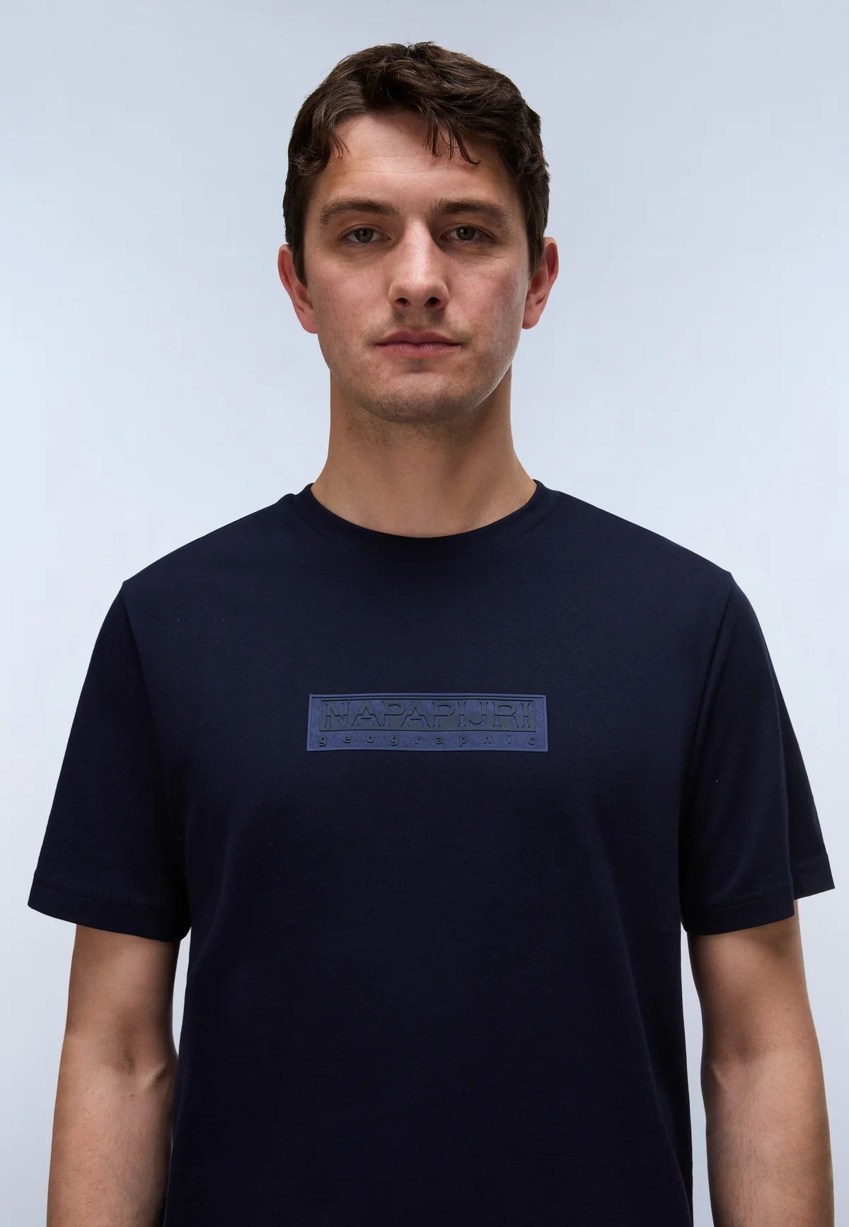 Napapijri Box Logo T-Shirt Navy