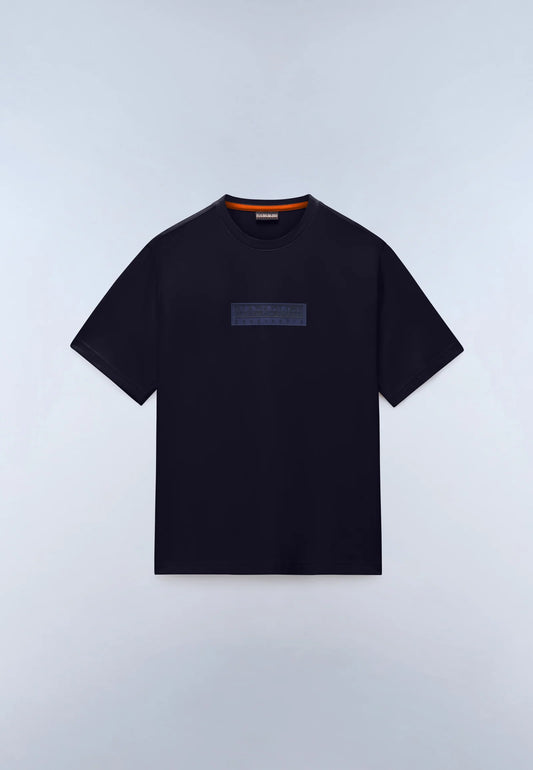 Napapijri Box Logo T-Shirt Navy