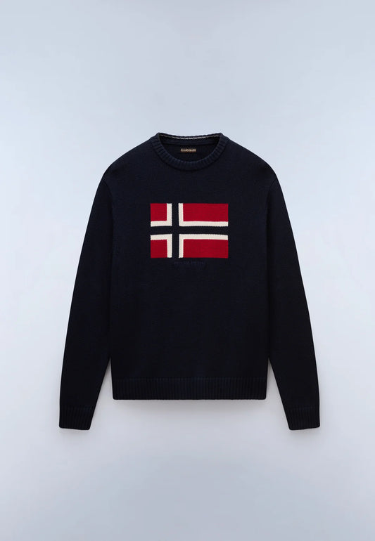 Napapijri Mura Jumper Dark Blue - RD1 Clothing