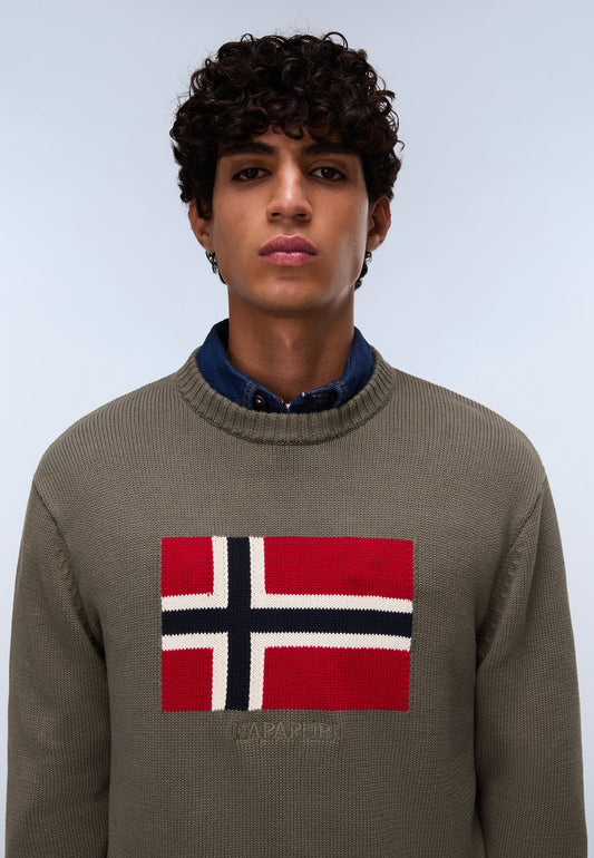 Napapijri Mura Jumper Tea Leaf - RD1 Clothing
