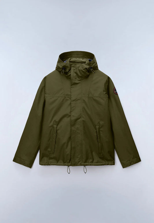 Napapijri Pilloz Short Parka Jacket Olive