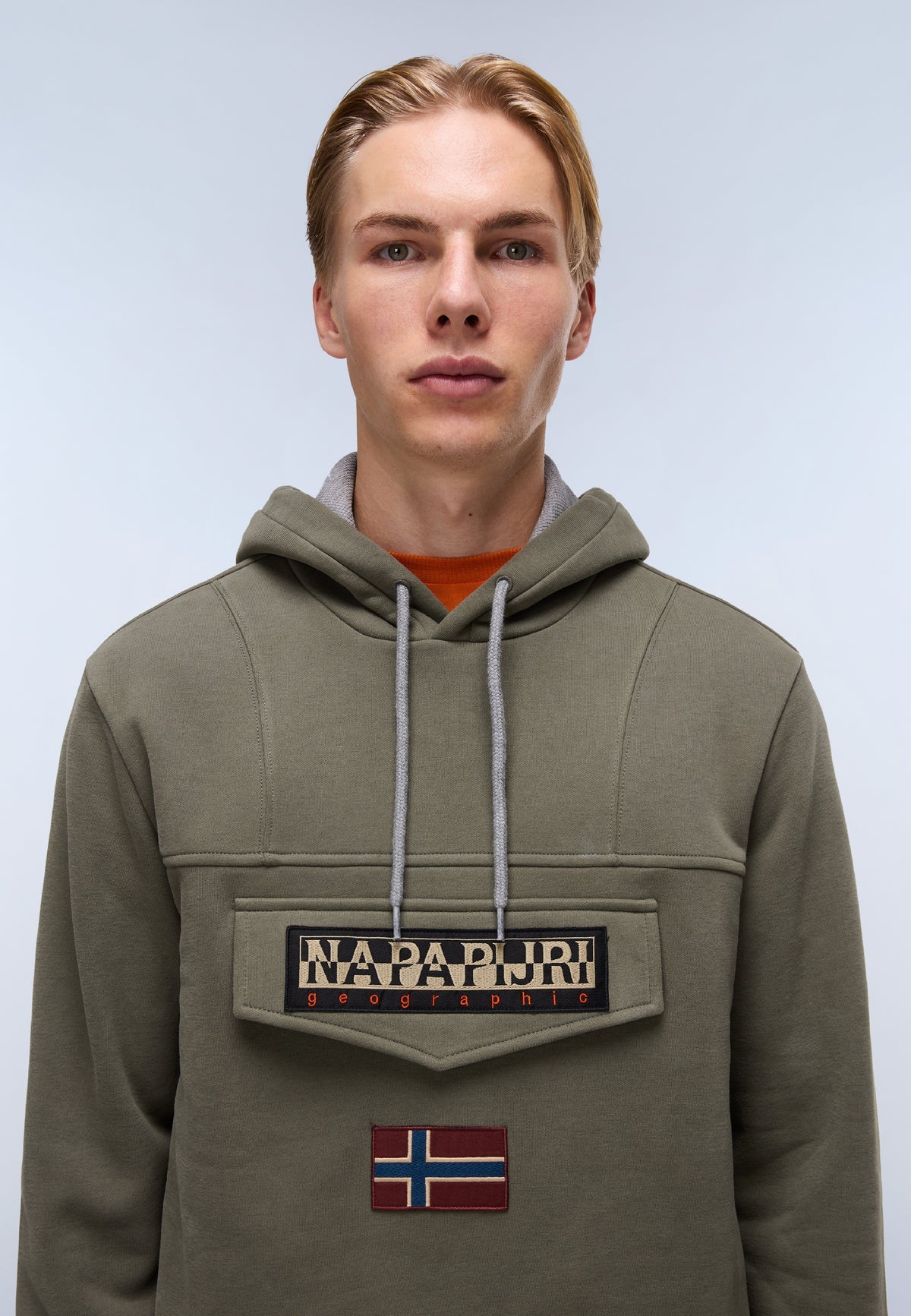 Napapijri Burgee Hoodie Tea Leaf - RD1 Clothing