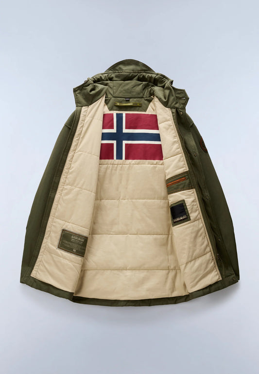 Napapijri A-Asko Parka Olive Night