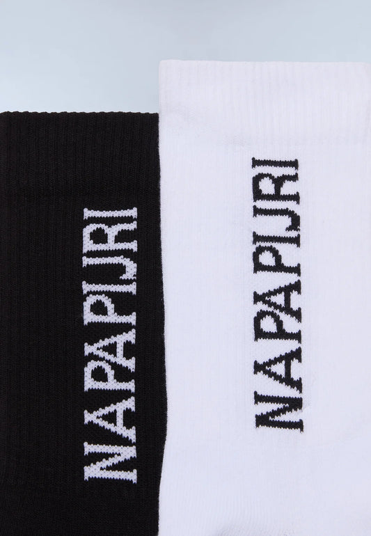 Napapijri F-Hoku Socks Pack x2 Black/White