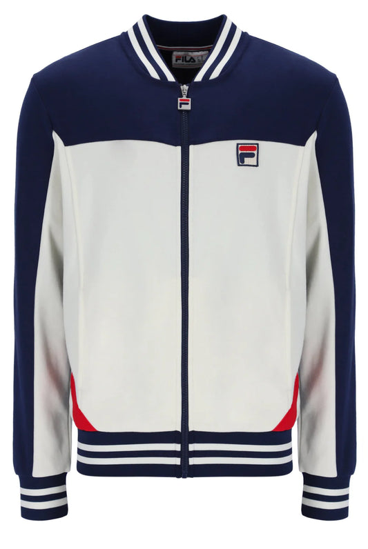 Fila Oceana Panelled Track Top Gardenia/Navy/Red