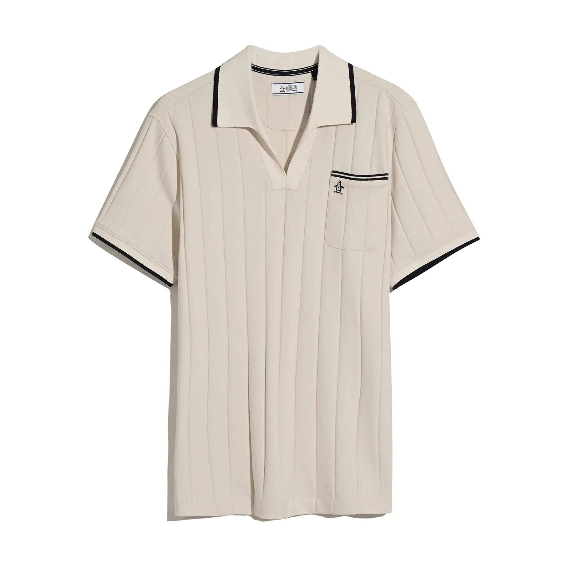 Original Penguin Open Collar Polo Shirt in Birch - RD1 Clothing