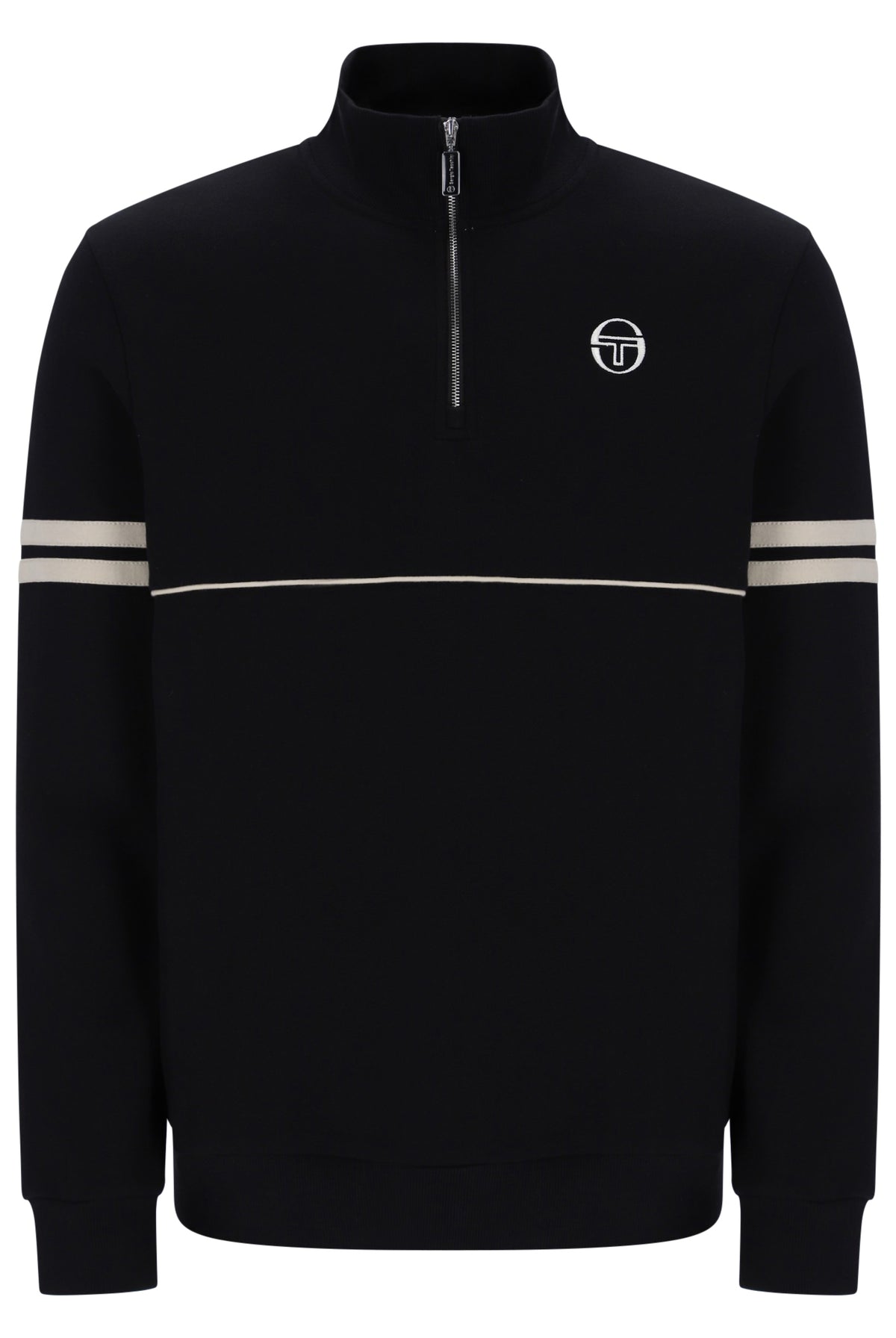 Sergio Tacchini Orion Quarter Zip Black/Peyote