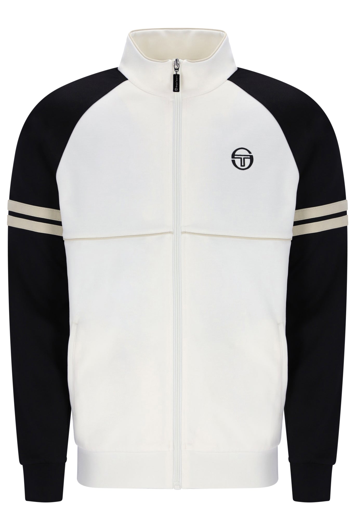Sergio Tacchini Orion Track Top Gardenia/Black/Peyote