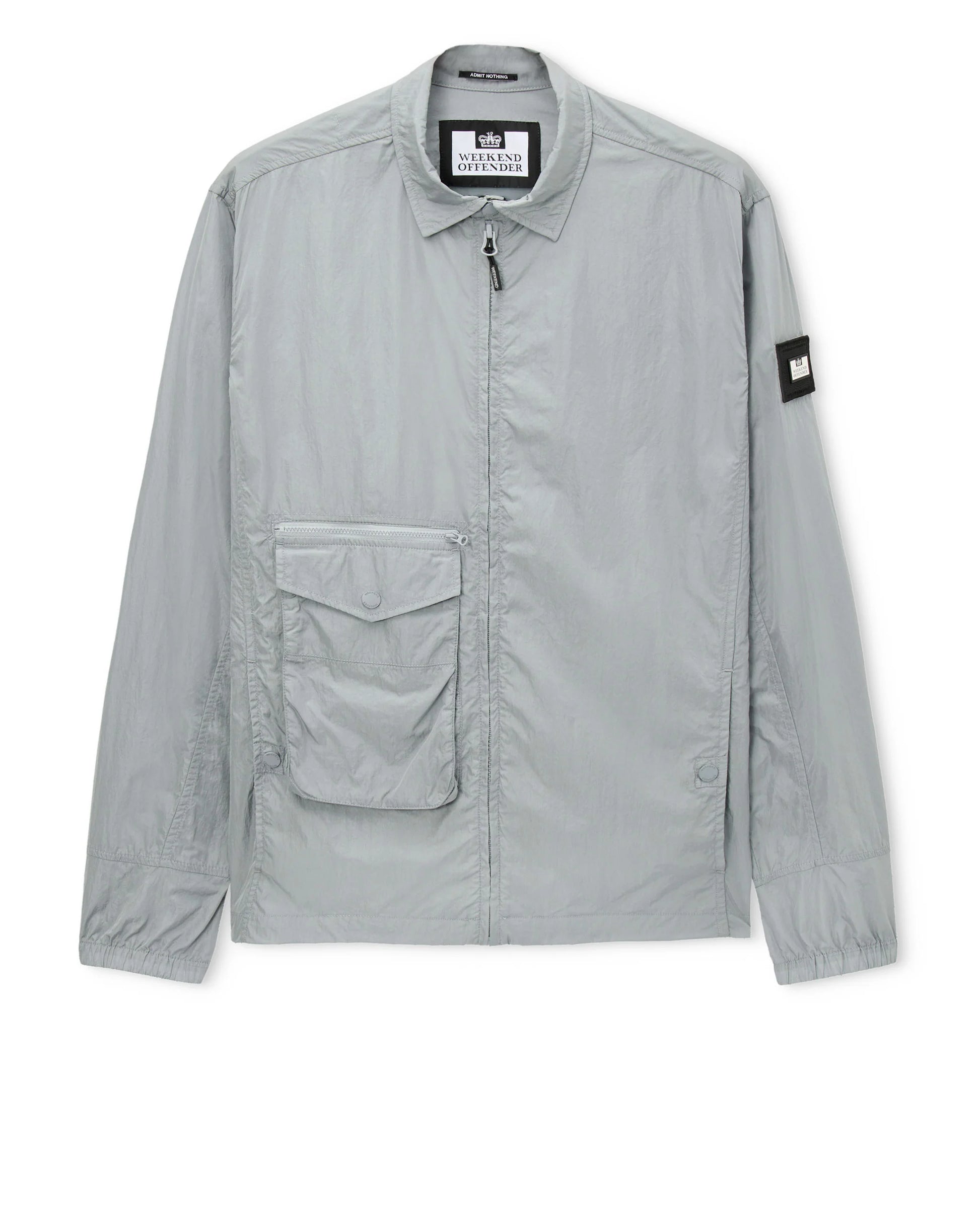 Weekend Offender Vinnie Overshirt in Smokey - RD1 Clothing