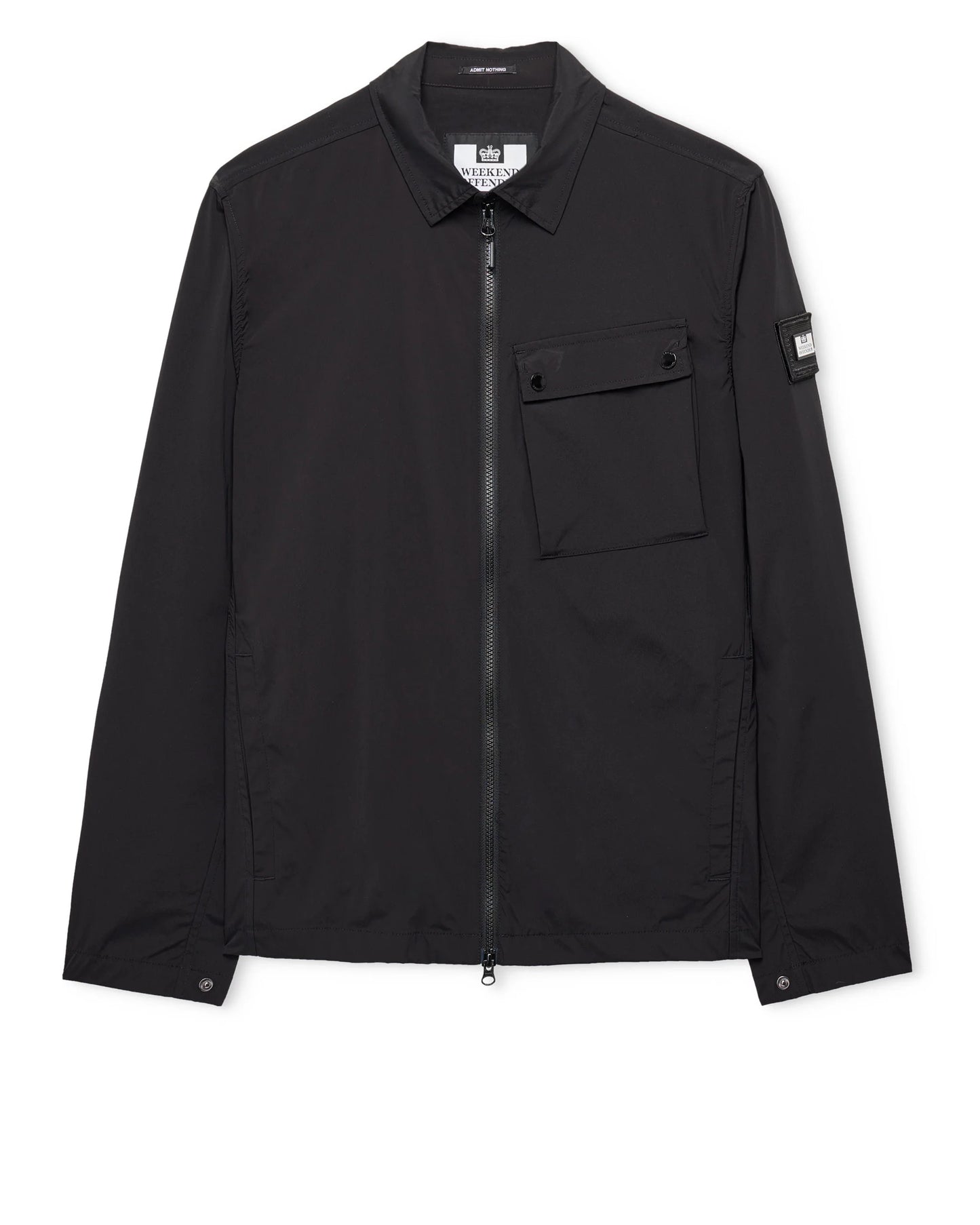Weekend Offender Southbank Over-Shirt in Black - RD1 Clothing