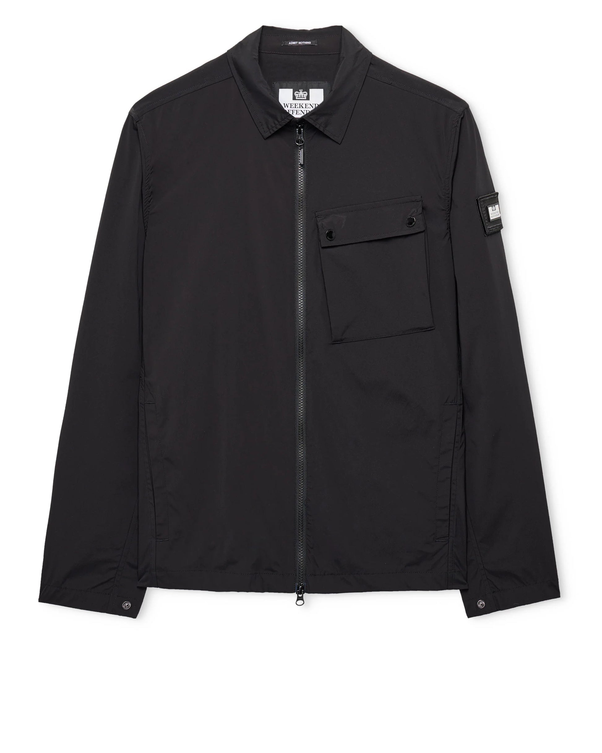 Weekend Offender Southbank Over-Shirt in Black - RD1 Clothing