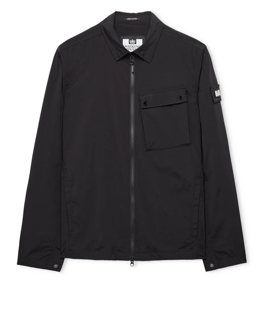 Weekend Offender Southbank Over-Shirt in Black - RD1 Clothing
