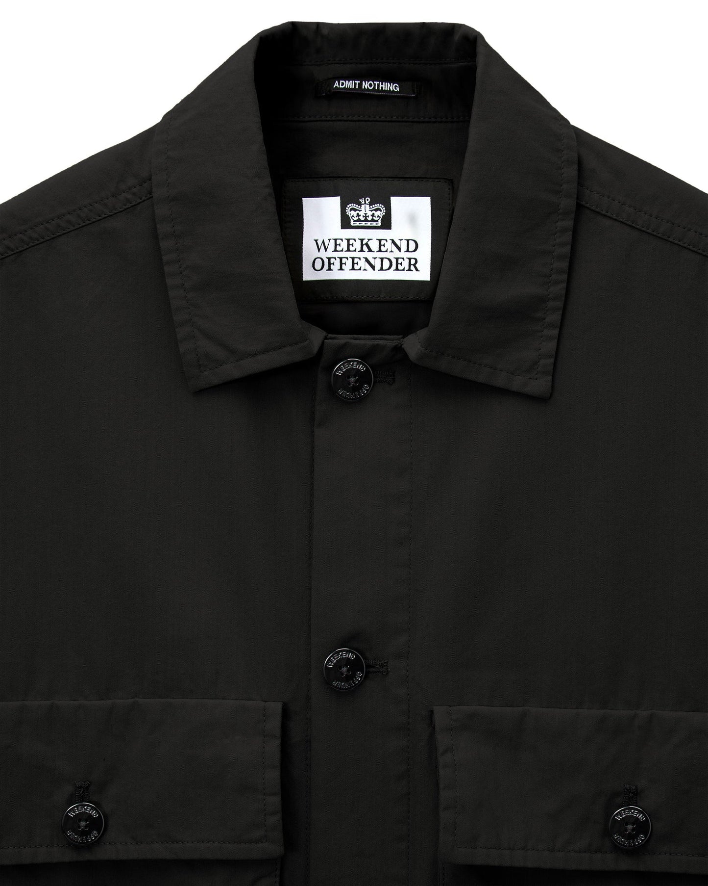 Weekend Offender Pancho Jacket Black