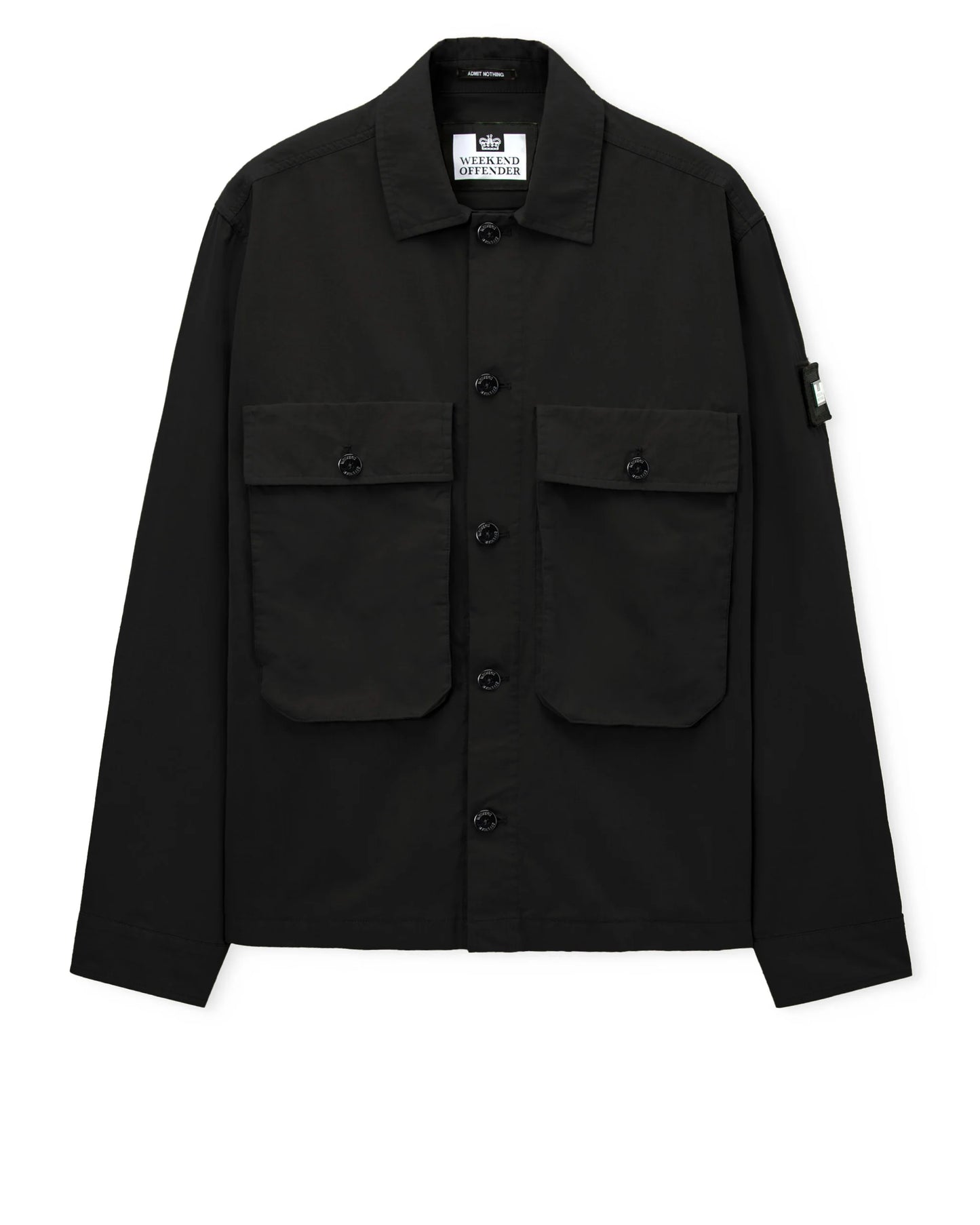Weekend Offender Pancho Jacket Black