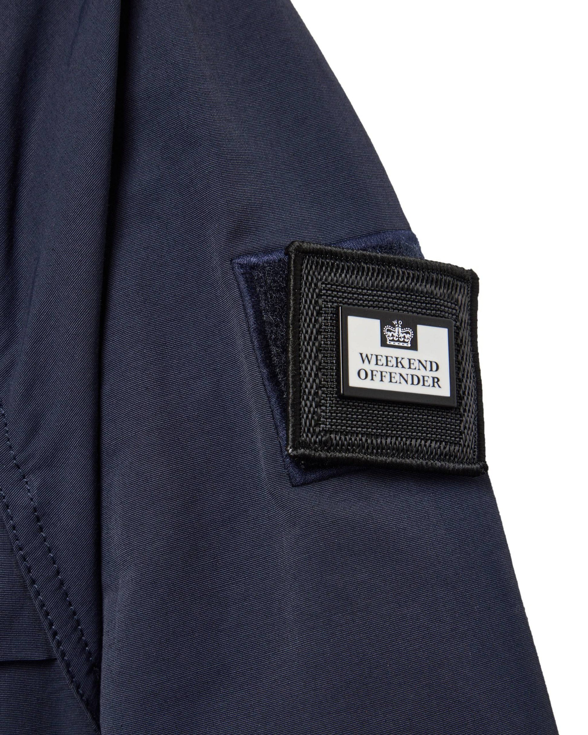 Weekend Offender Wynwood Quarter Zip Overtop Jacket Navy - RD1 Clothing