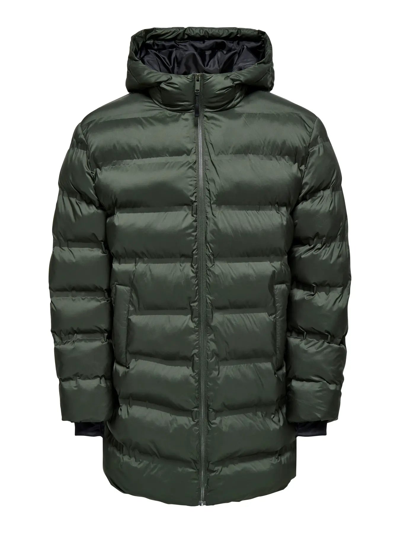 Only & Sons Onsunion Seamless Life Puffer Coat Green