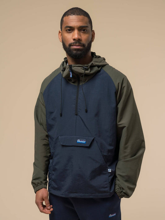 Penfield Pac Jac – Packable Anorak in Forest Green/Navy - RD1 Clothing