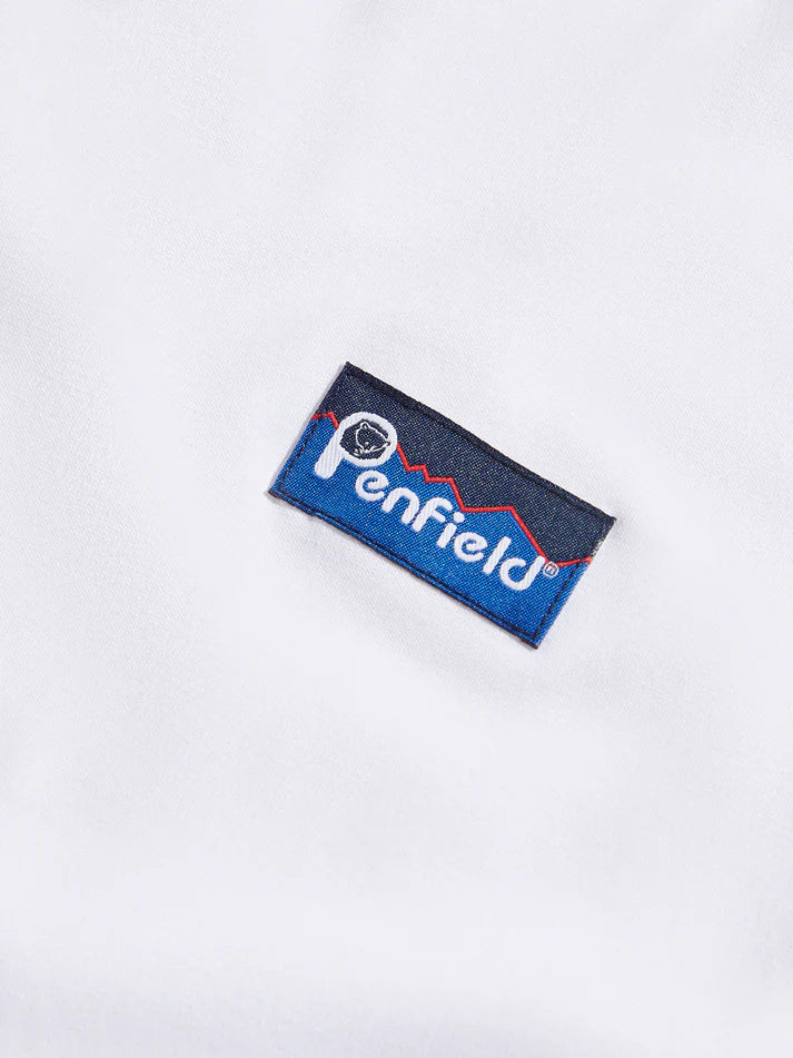 Penfield Fishing Bear T-Shirt Bright White - RD1 Clothing