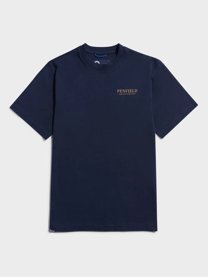 Penfield Wilde Bear T-Shirt Navy