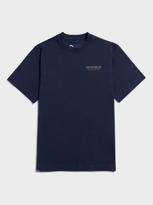 Penfield Wilde Bear T-Shirt Navy