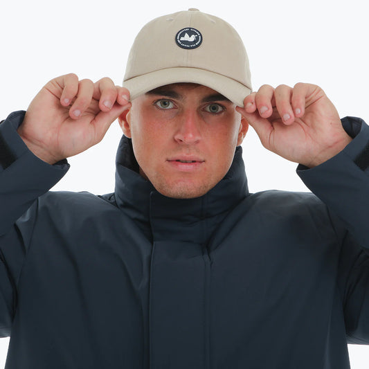 Peaceful Hooligan baseball cap with a factor stone detail, featuring a classic design and adjustable strap.