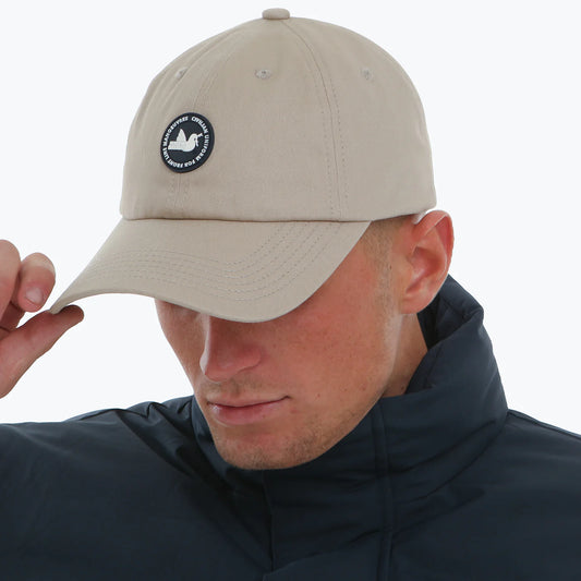 Peaceful Hooligan Factor Cap baseball cap with stone embellishment, featuring a stylish design and adjustable strap.