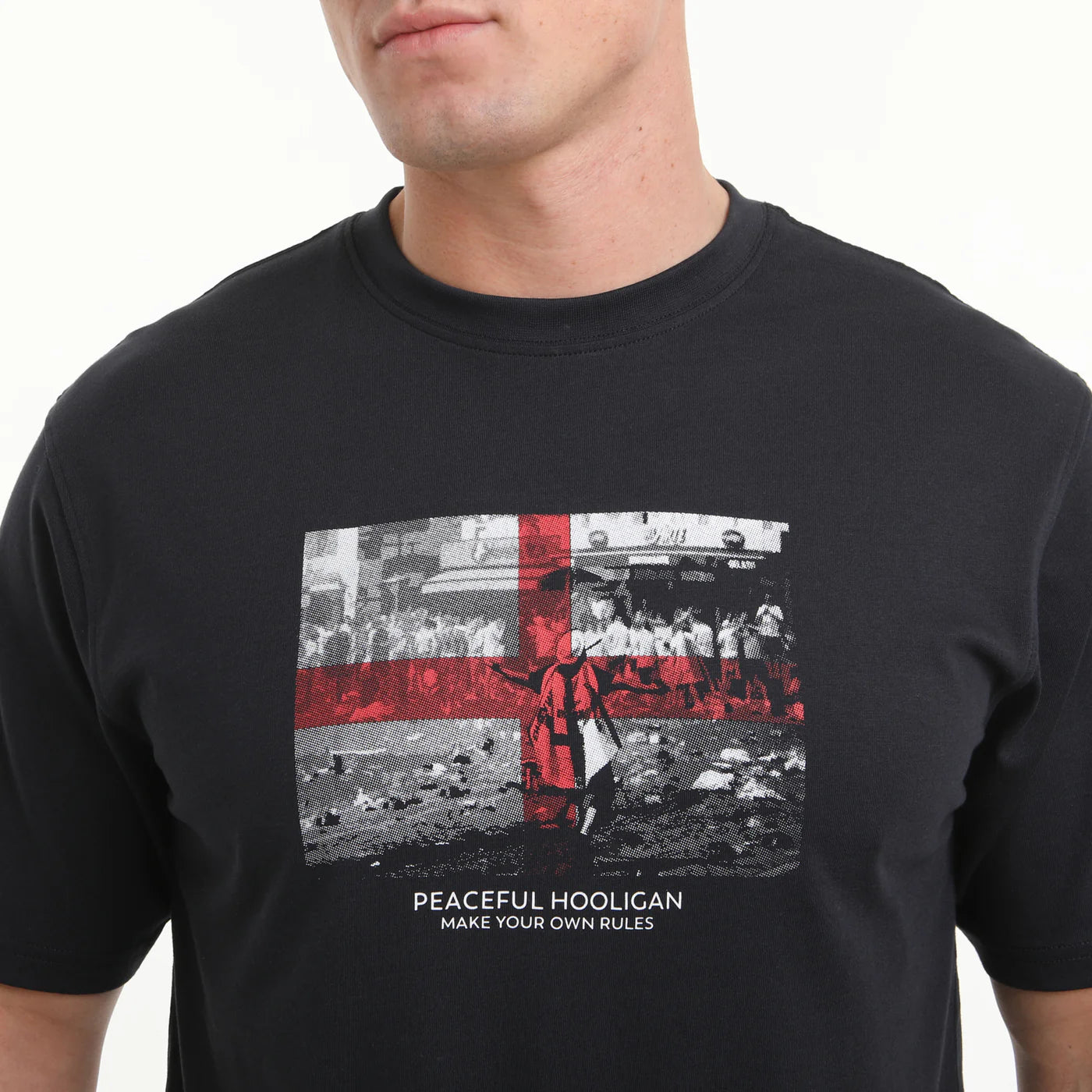 Peaceful Hooligan George T-Shirt Navy - RD1 Clothing
