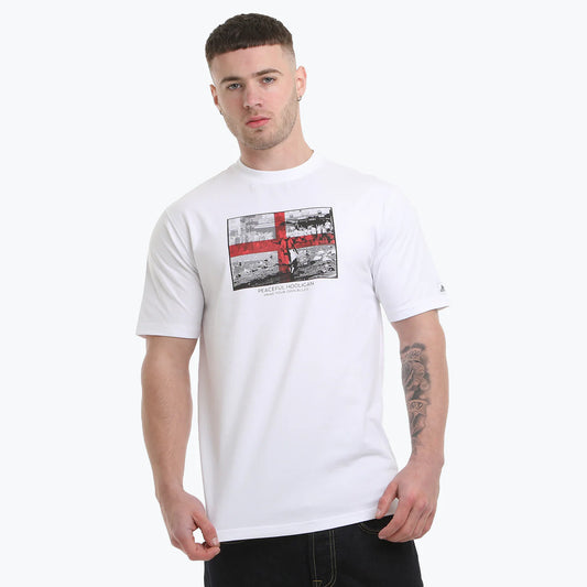 Peaceful Hooligan George T-Shirt White - RD1 Clothing