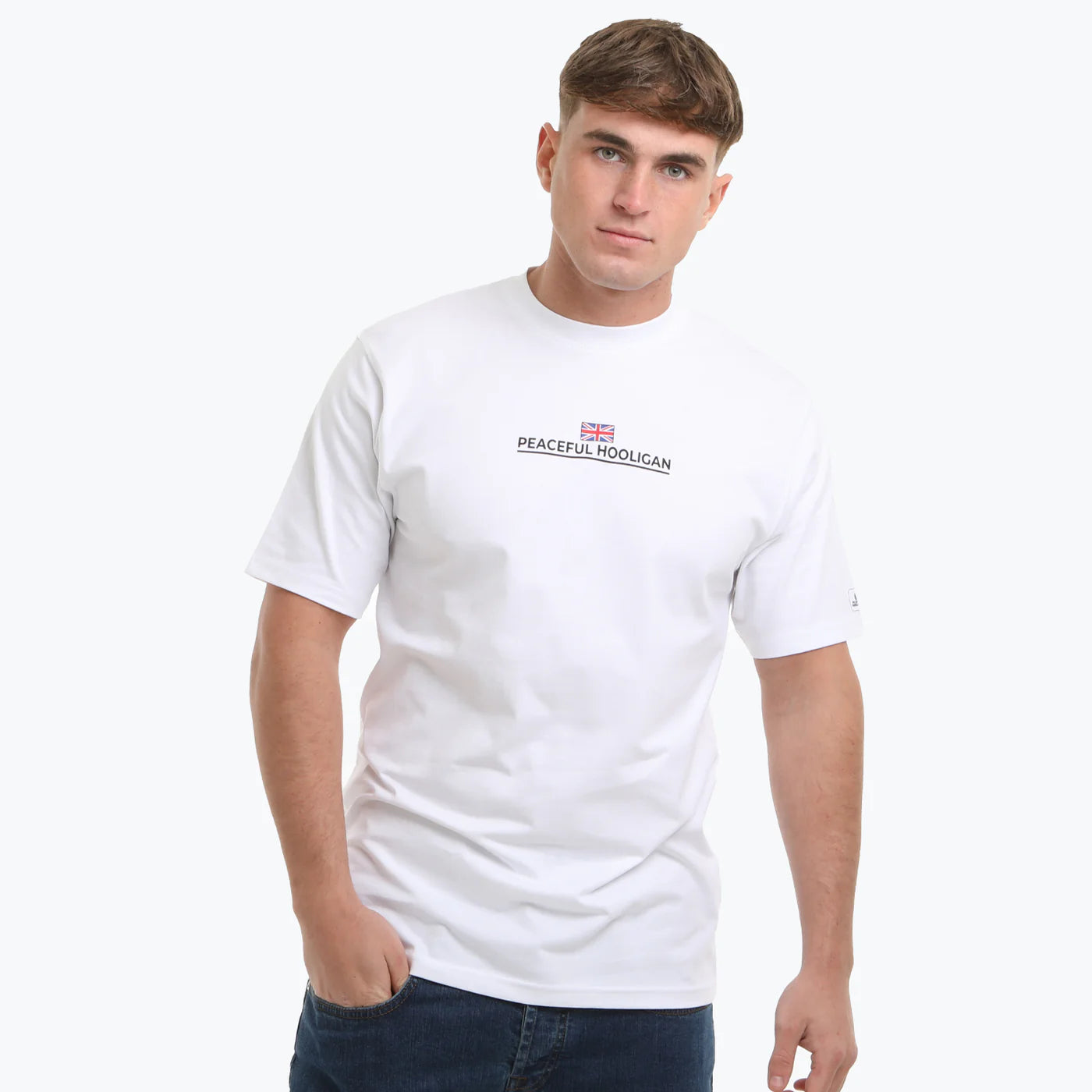 Peaceful Hooligan Union T-Shirt White - RD1 Clothing