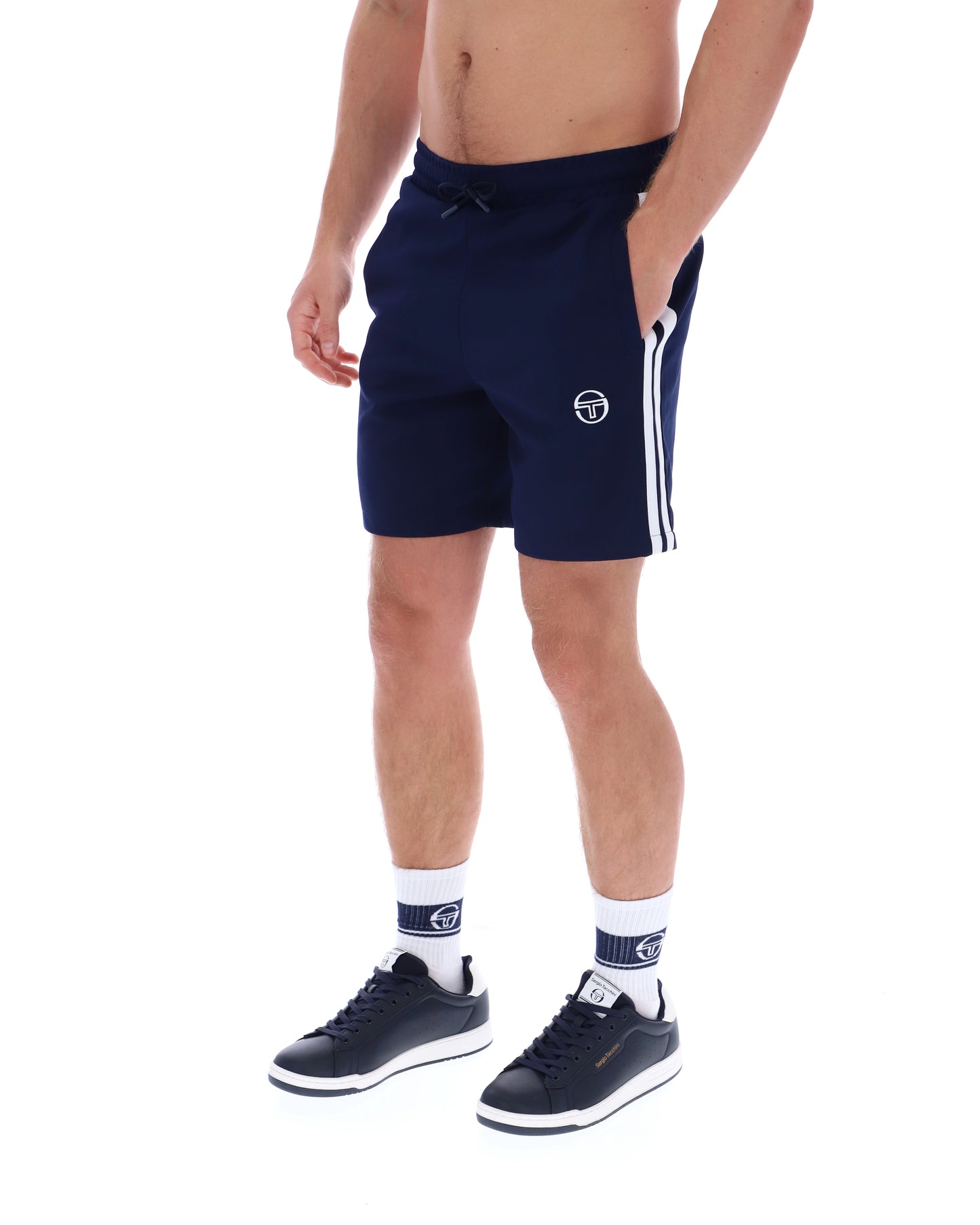 Sergio Tacchini Pietrapertosa Jogger Sweat Short Maritime Blue/Gardenia - RD1 Clothing