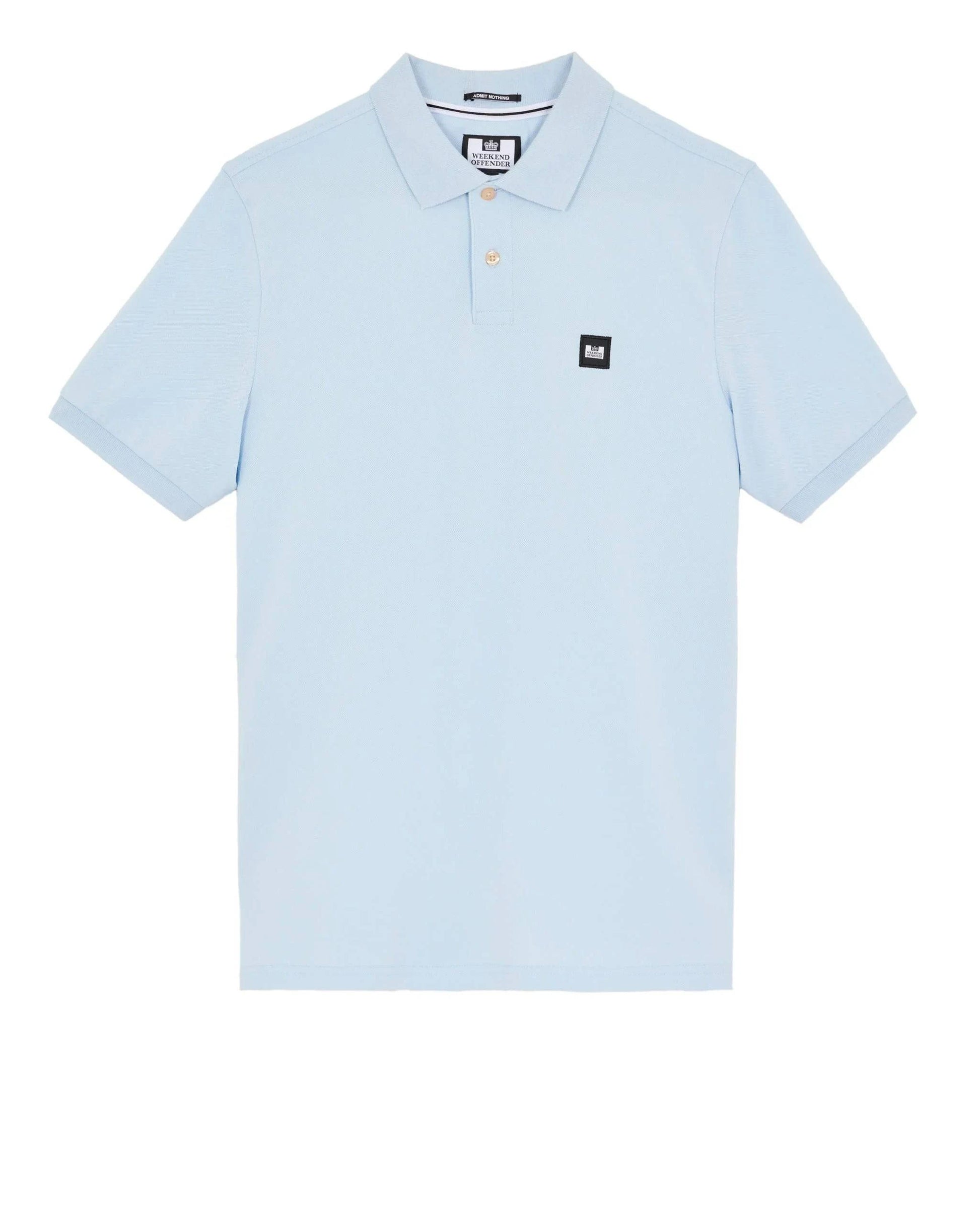Weekend Offender Caneiros Polo Shirt Ocean Wave - RD1 Clothing
