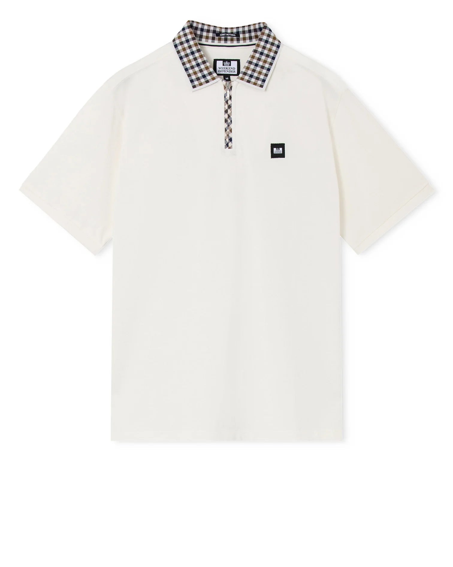 Weekend Offender Tipasa Jacquard Rib Polo Ghost - RD1 Clothing