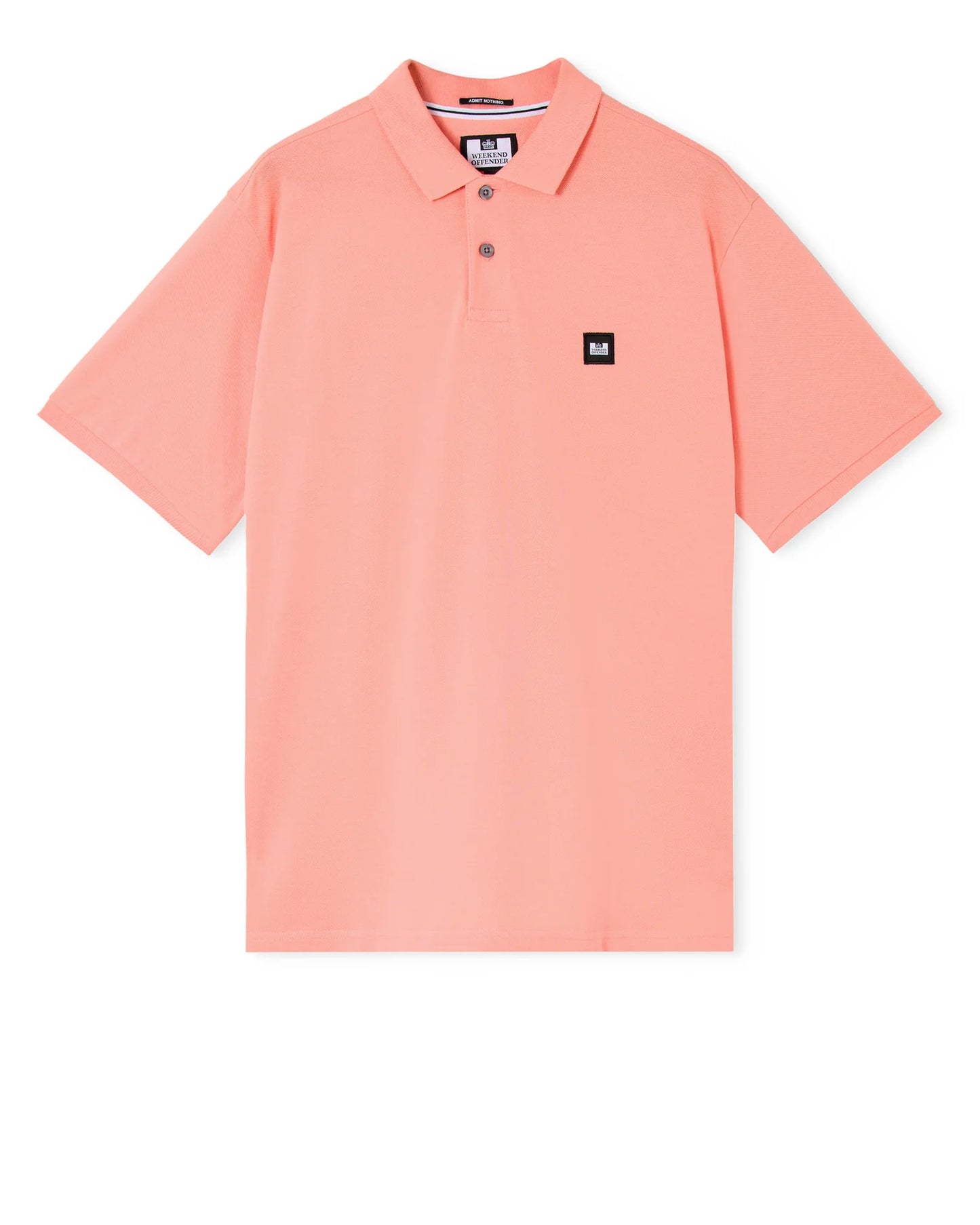 Weekend Offender Heathcote Polo Shirt Coral