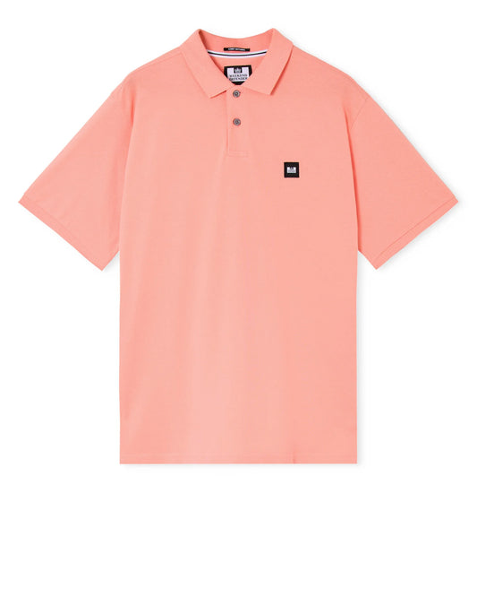 Weekend Offender Heathcote Polo Shirt Coral